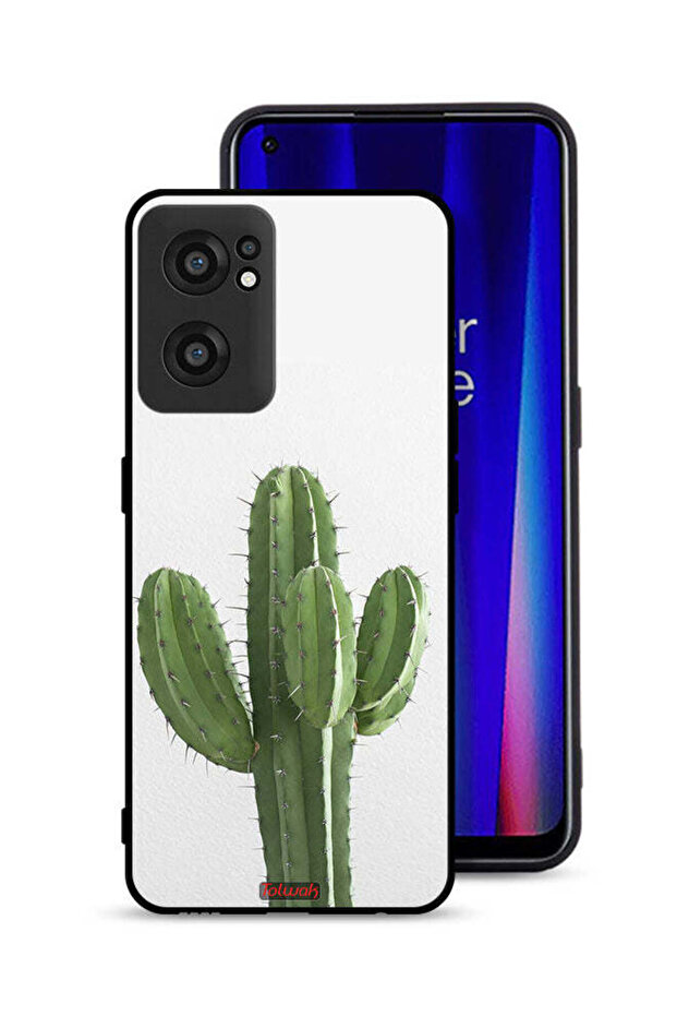 غطاء حماية لهاتف OnePlus Nord CE 2 5G بنقشة نبات الصبار
