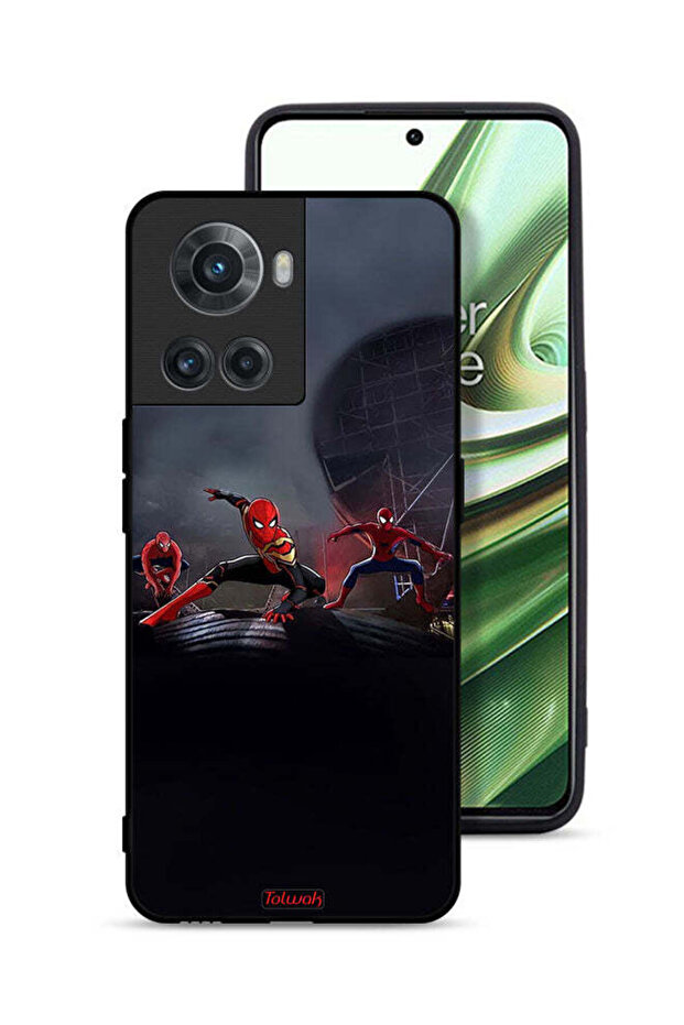 OnePlus 10R 5G Protective Case Cover Three Spiders