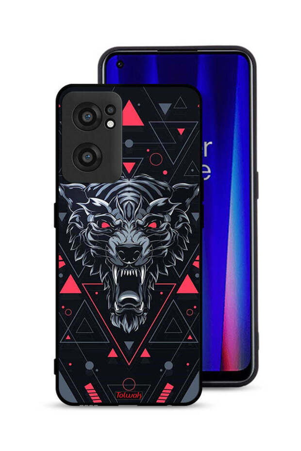 OnePlus Nord CE 2 5G Protective Case Cover Scrolling Wolf