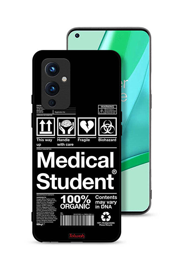 غطاء حماية لهاتف OnePlus 9 5G، ملصق طالب الطب