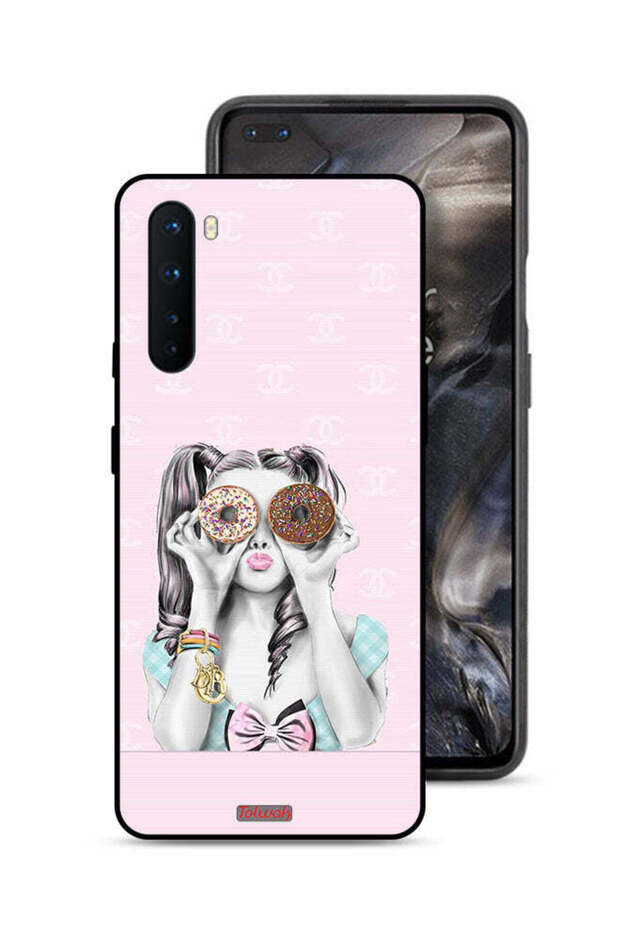 غطاء حماية لهاتف OnePlus Nord يحمل دوناتين
