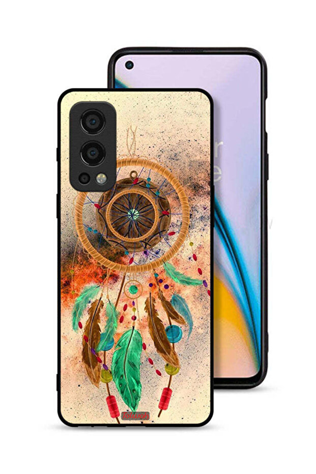 غطاء حماية لهاتف OnePlus Nord 2 5G بتصميم ماندالا ريش معلق