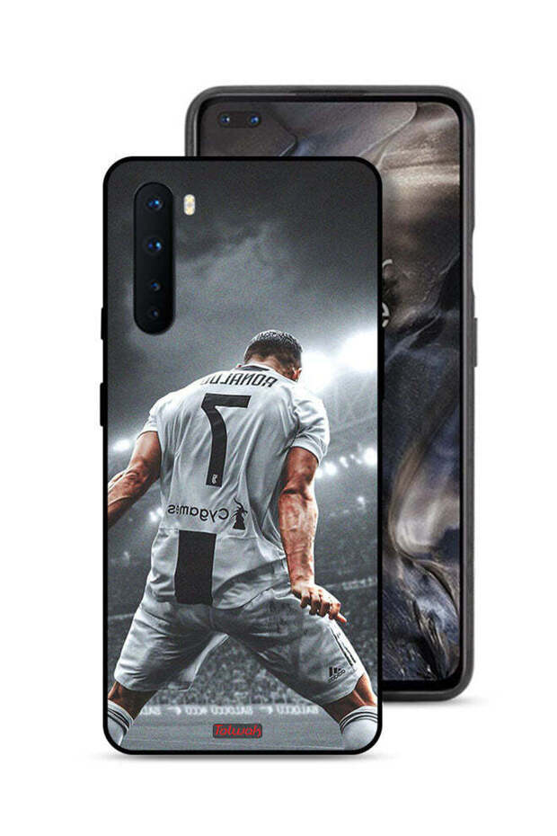 غطاء حماية لهاتف OnePlus Nord بتصميم احتفال كريستيانو رونالدو