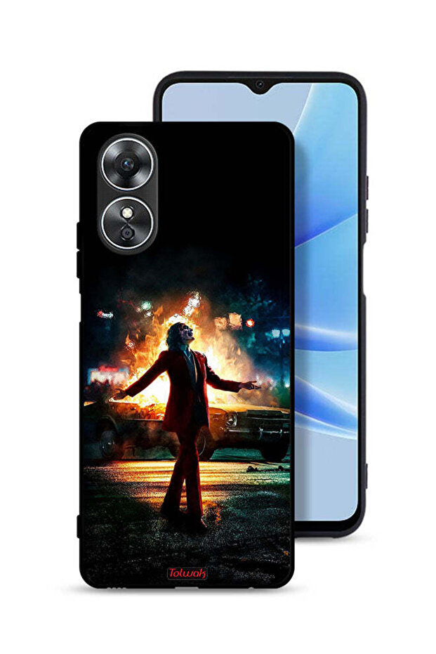Oppo A17 Protective Case Cover Joker Happy Mode