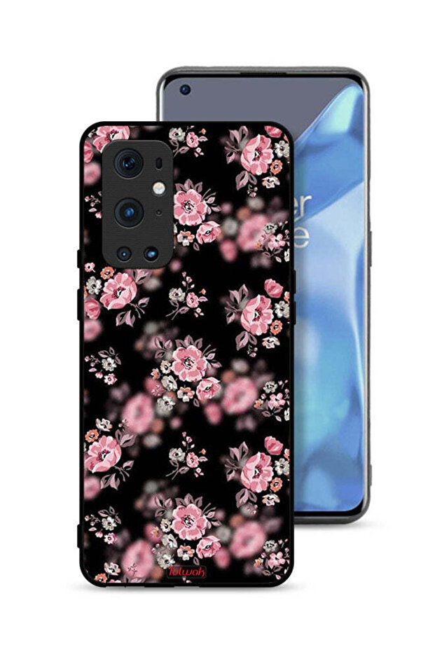 غطاء حماية لهاتف OnePlus 9 Pro 5G بنقشة زهور بورتريه