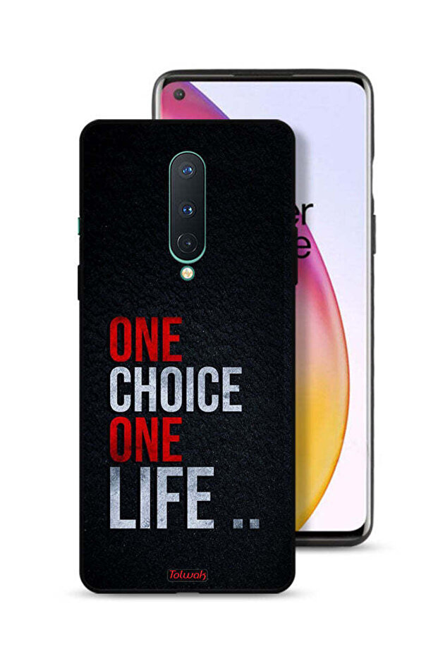 غطاء حماية لهاتف OnePlus 8 - اختيار واحد، حياة واحدة