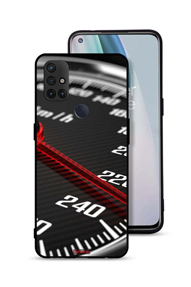 غطاء حماية لجهاز OnePlus Nord N10 5G مع عداد السرعة