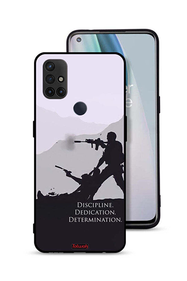 غطاء حماية لهاتف OnePlus Nord N10 5G بتصميم انضباط وتفانٍ وتصميم