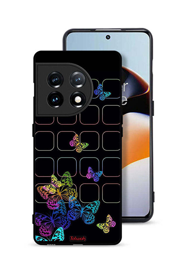 OnePlus 11 5G Protective Case Cover Colorful Butterflies