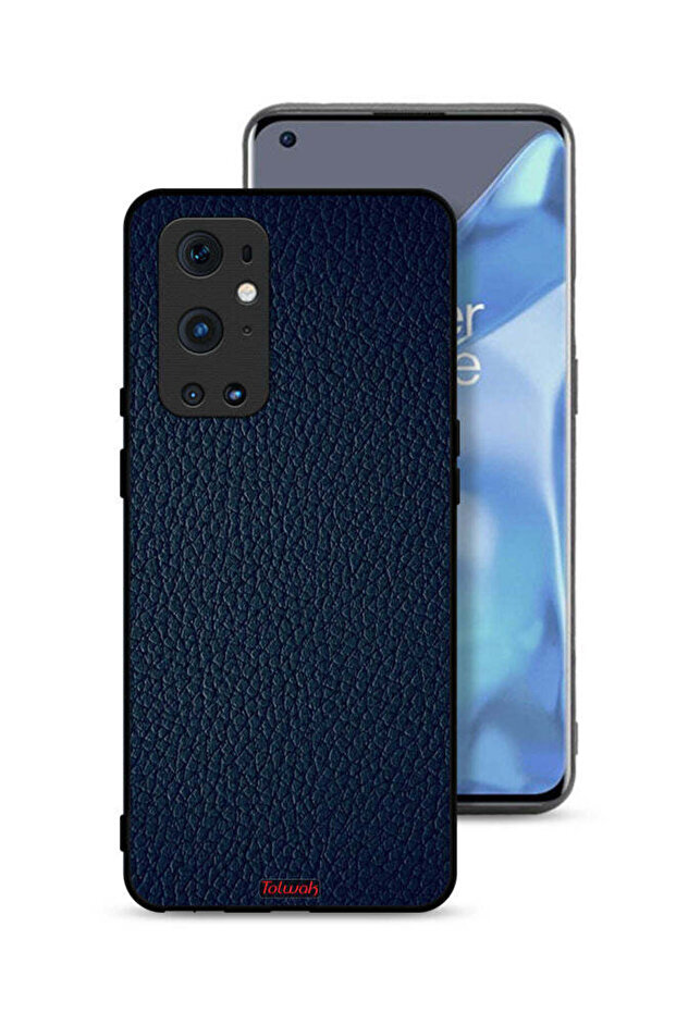 غطاء حماية جلدي بنقشة جلدي لهاتف OnePlus 9 Pro 5G