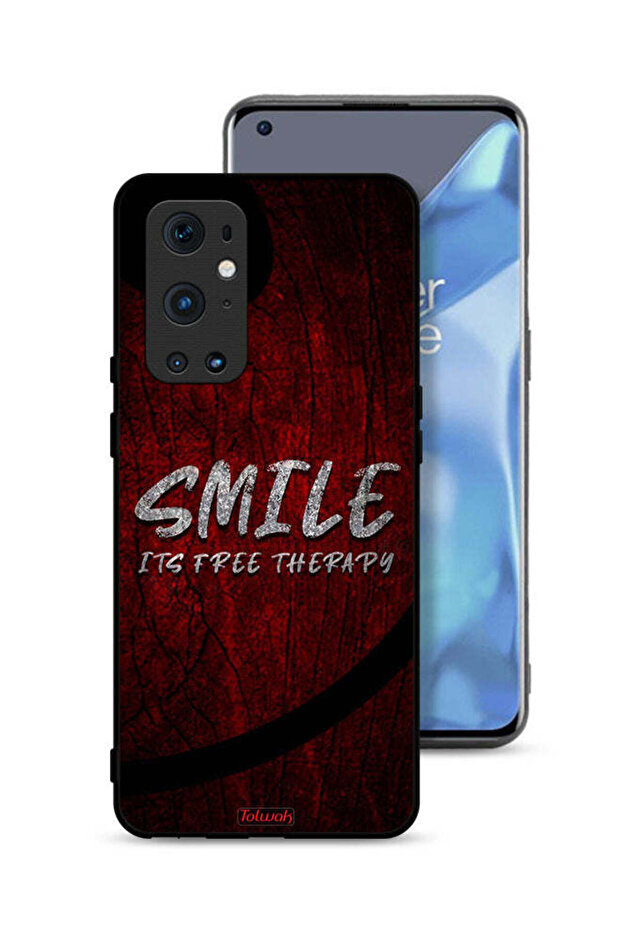 غطاء حماية لهاتف OnePlus 9 Pro 5G Smile Its Free Therapy