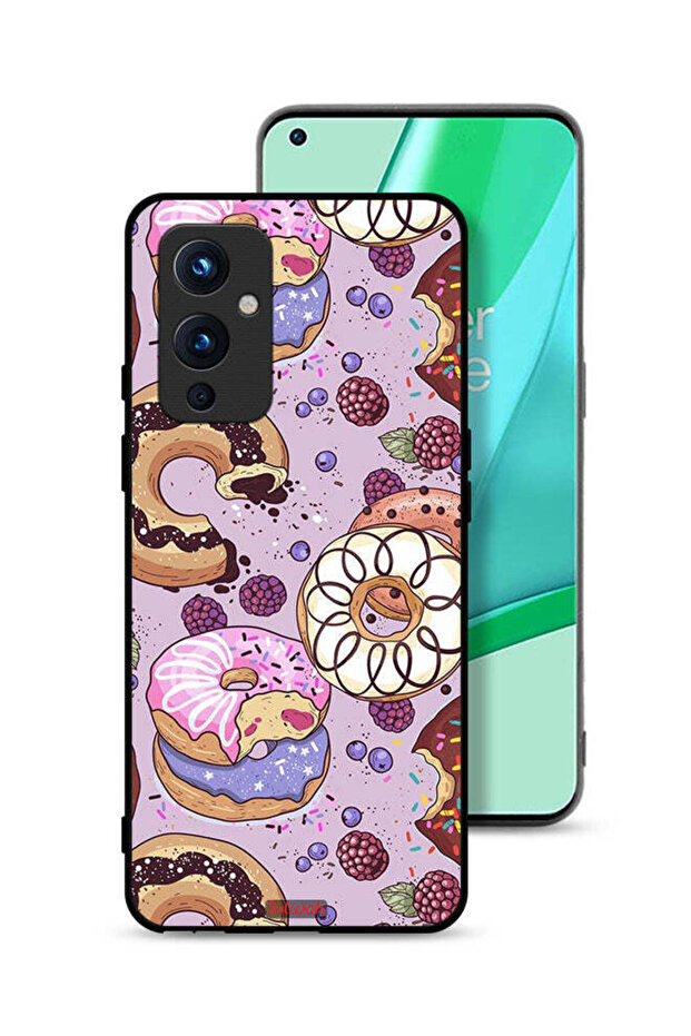 غطاء حماية لهاتف OnePlus 9 5G برسومات دونات فنية