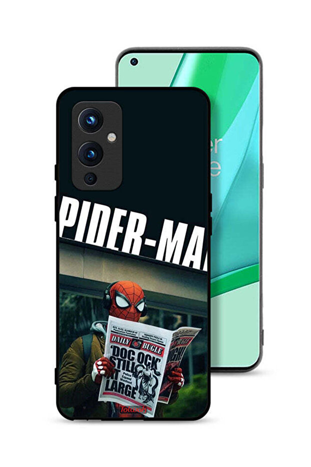 غطاء حماية لهاتف OnePlus 9 5G سبايدرمان يقرأ جريدة