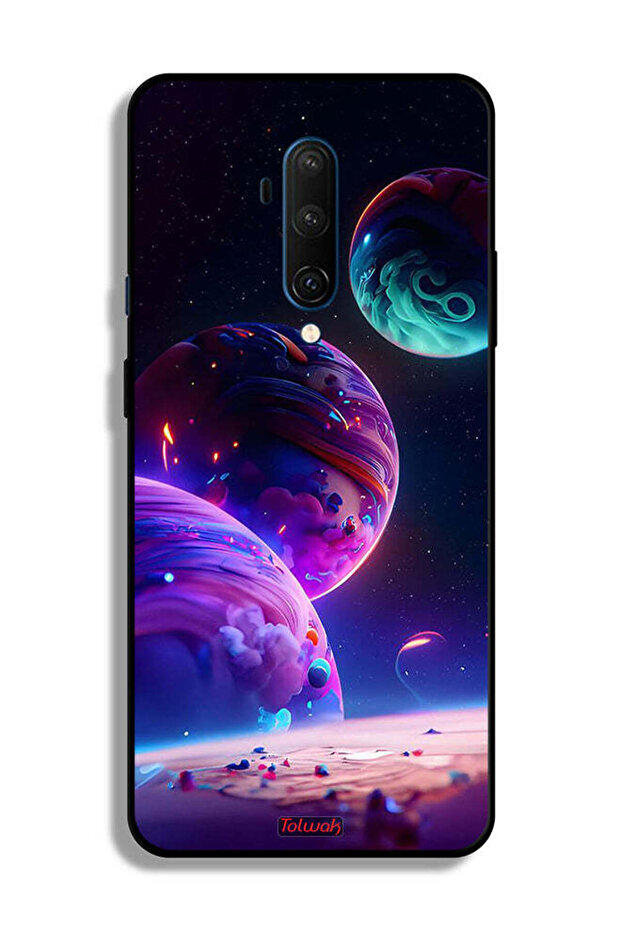 OnePlus 7T Pro Protective Case Cover Planet Pattern - 2