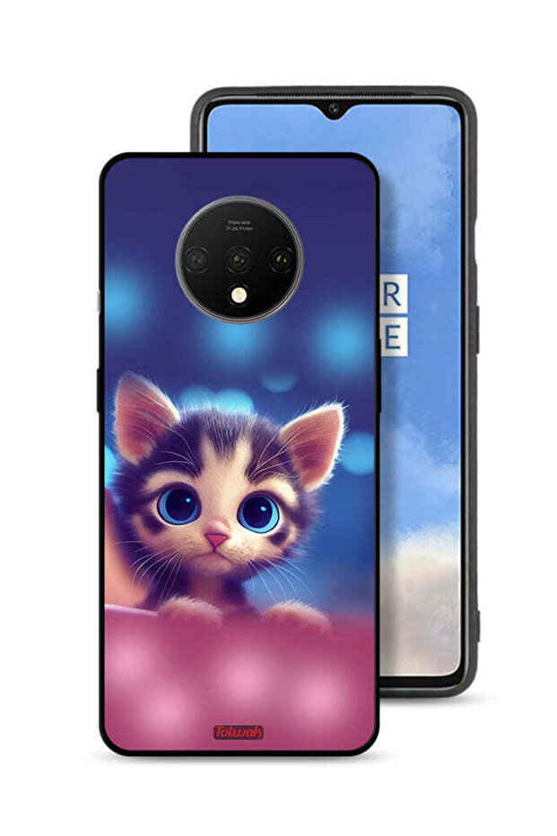 OnePlus 7T Protective Case Cover Little Cat