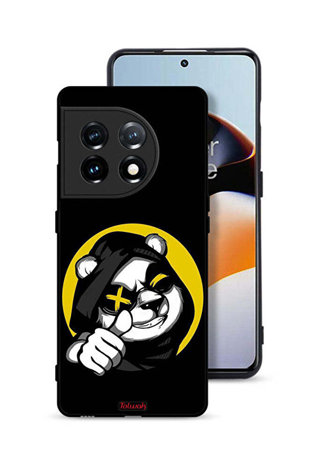 غطاء حماية لهاتف OnePlus 11 5G بتصميم قطة مارشميلو لطيفة