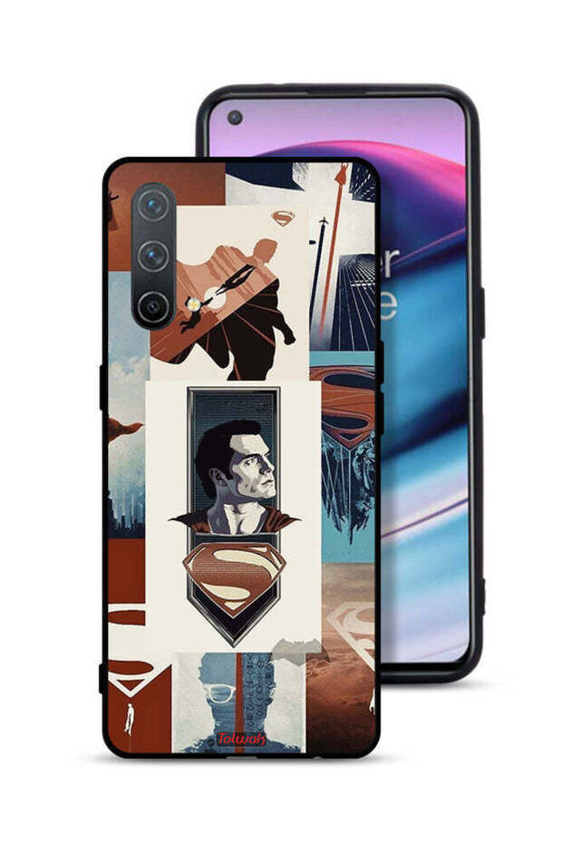 غطاء حماية لهاتف OnePlus Nord CE 5G برسومات سوبرمان