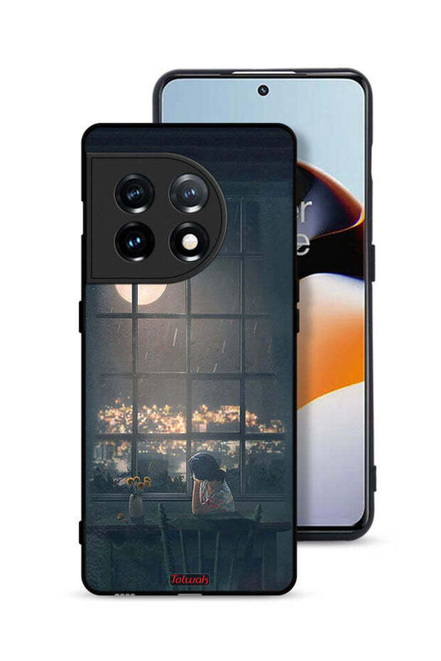 غطاء حماية لهاتف OnePlus 11 5G بنظرة على فن القمر