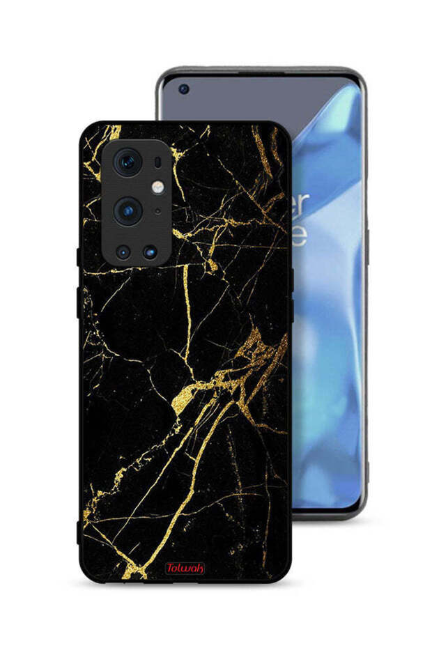 غطاء حماية لهاتف OnePlus 9 Pro 5G، رخامي متصدع
