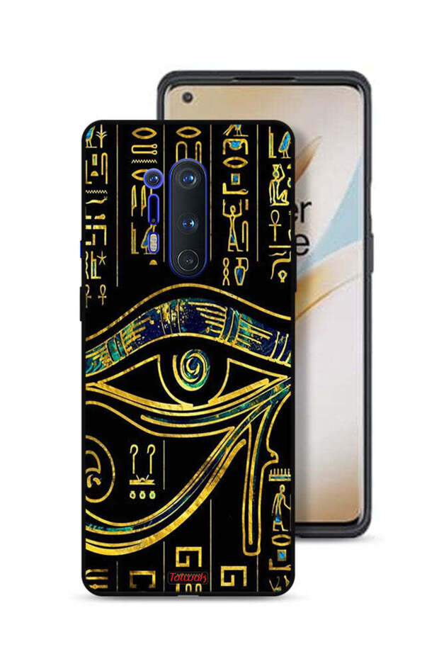 غطاء حماية لهاتف OnePlus 8 Pro بتصميم عين فنية