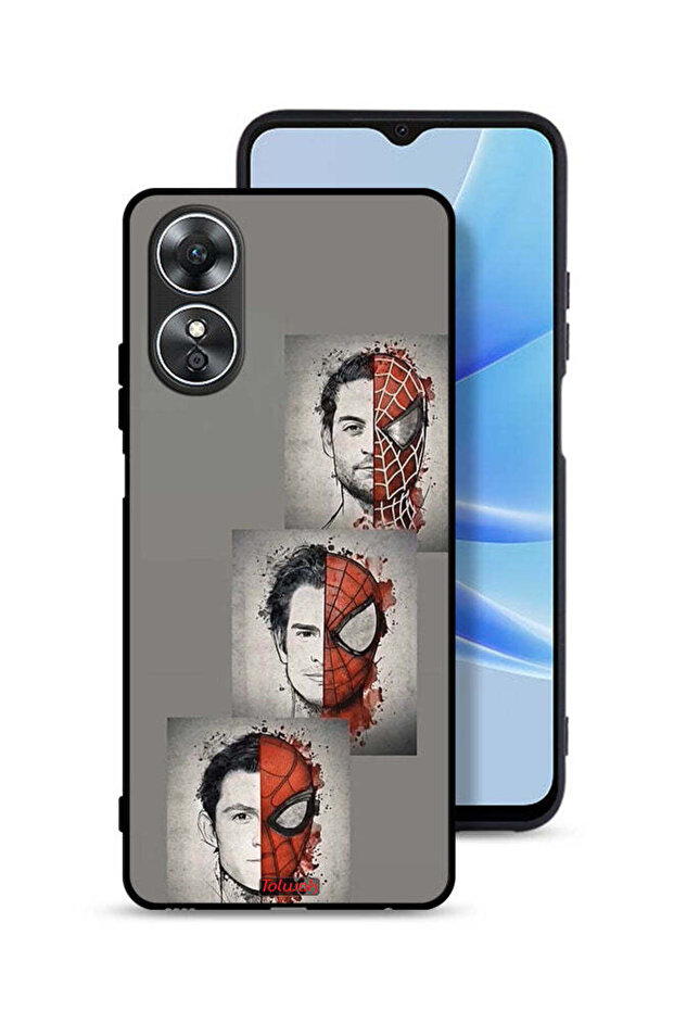غطاء حماية لهاتف Oppo A17 - رسمة سبايدر مان
