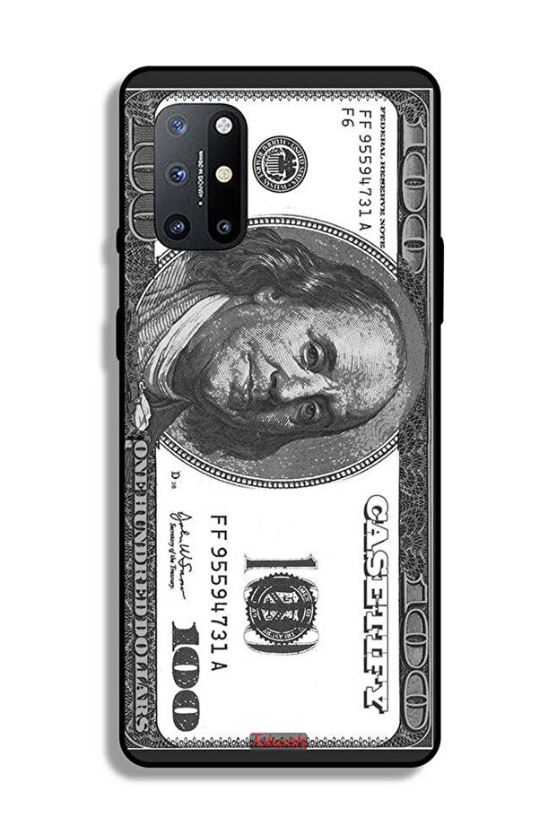 غطاء حماية لهاتف OnePlus 8T 5G بنقشة الدولار - 2