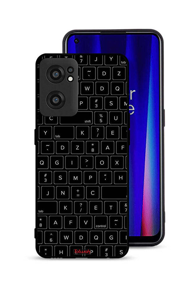OnePlus Nord CE 2 5G Protective Case Cover Random Keyboard Keys Pattern