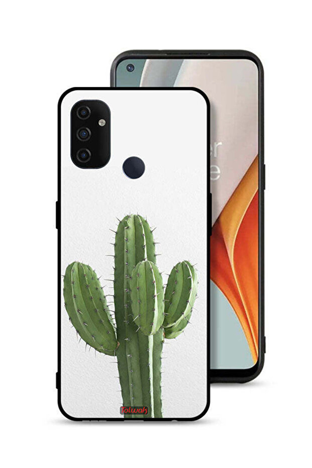 غطاء حماية لهاتف OnePlus Nord N100 بنقشة نبات الصبار