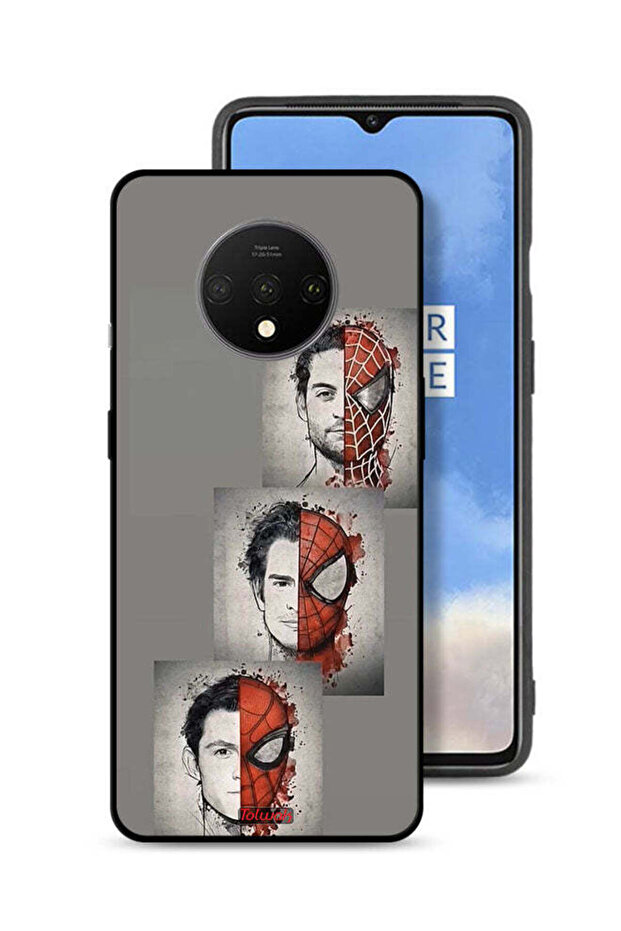 غطاء حماية لهاتف OnePlus 7T برسومات سبايدر مان