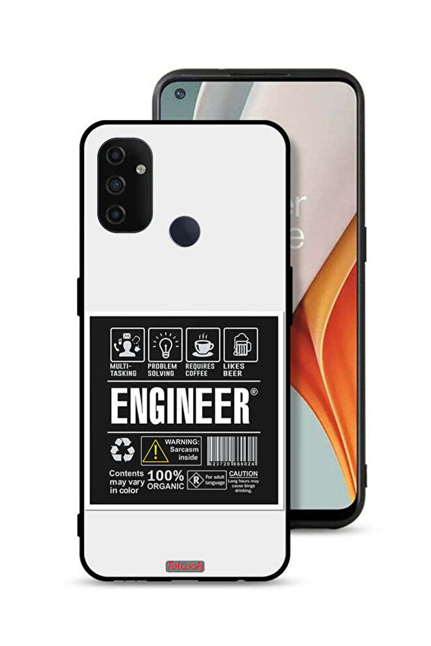 غطاء حماية لهاتف OnePlus Nord N100 - ملصق المهندس
