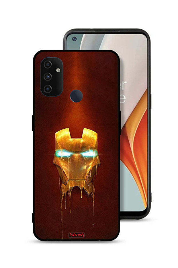 غطاء حماية لهاتف OnePlus Nord N100 من Iron Man Marvel Comics