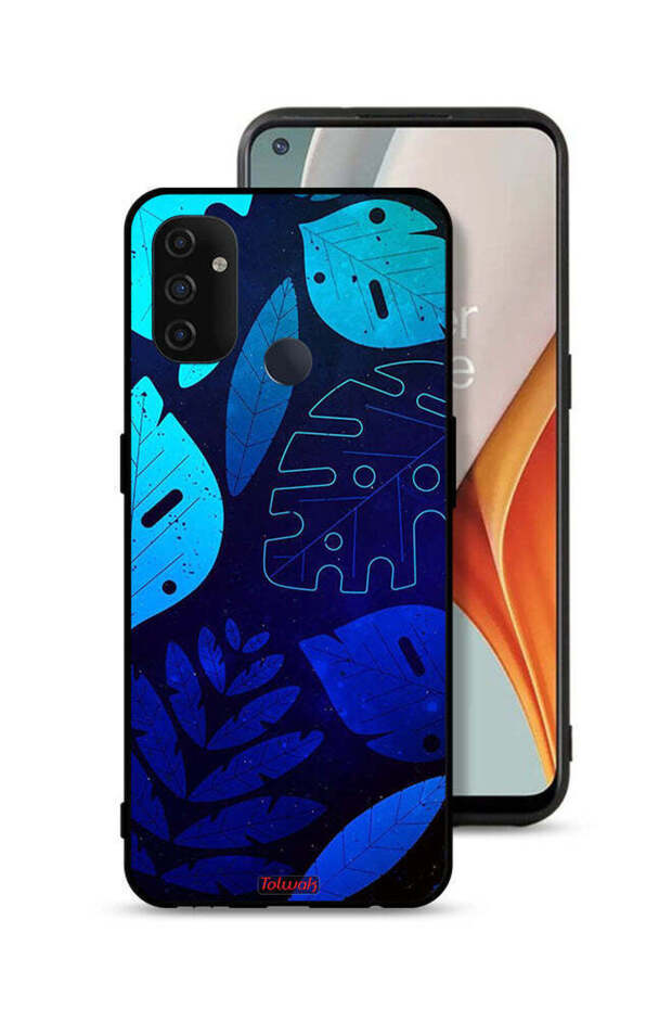 غطاء حماية لهاتف OnePlus Nord N100 بنقشة أوراق الشجر