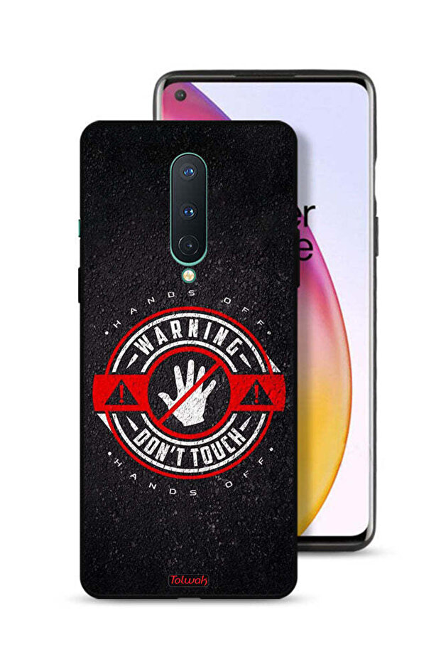 OnePlus 8 Protective Case Cover Warning Do Not Touch