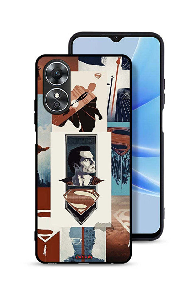 غطاء حماية Oppo A17 بتصميم سوبرمان