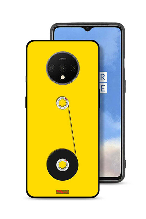 غطاء حماية لهاتف OnePlus 7T بتصميم عجلة كاسيت