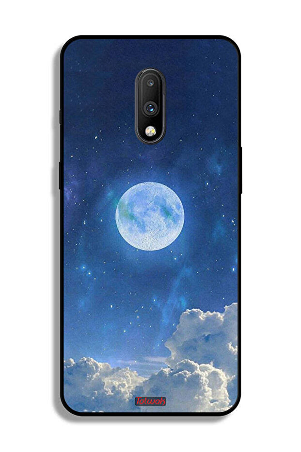 غطاء حماية لهاتف OnePlus 7 بتصميم غيوم القمر - 2