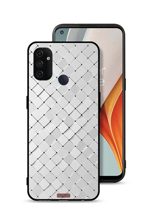 غطاء حماية لهاتف OnePlus Nord N100 بنقشة البلاط