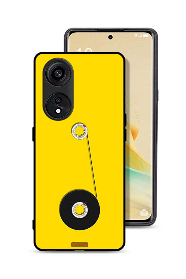 Oppo A1 Pro Protective Case Cover Cassette Wheel Art
