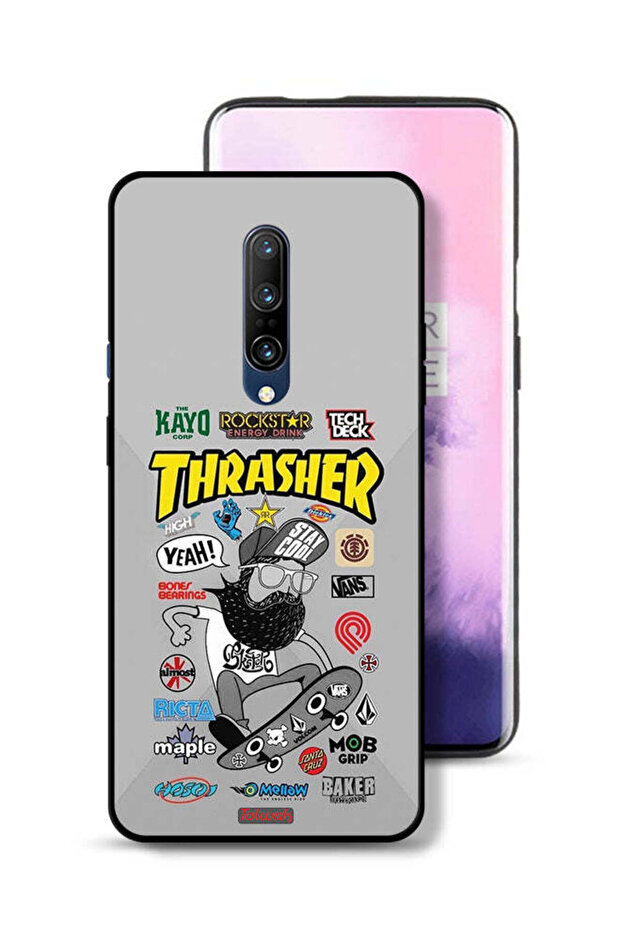 OnePlus 7 Pro Protective Case Cover Thrasher Sticker
