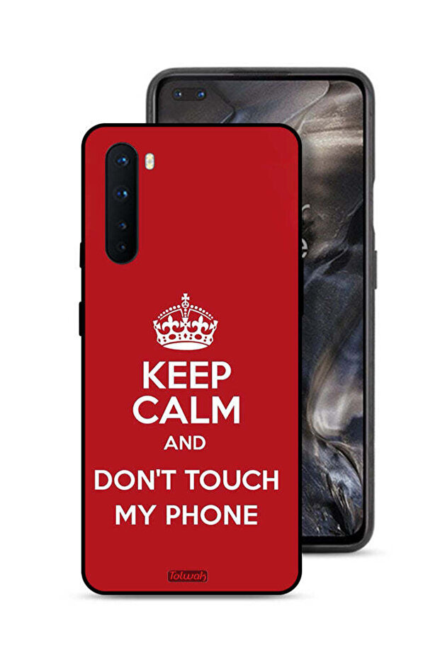 غطاء حماية لهاتف OnePlus Nord - حافظ على هدوئك ولا تلمس هاتفي