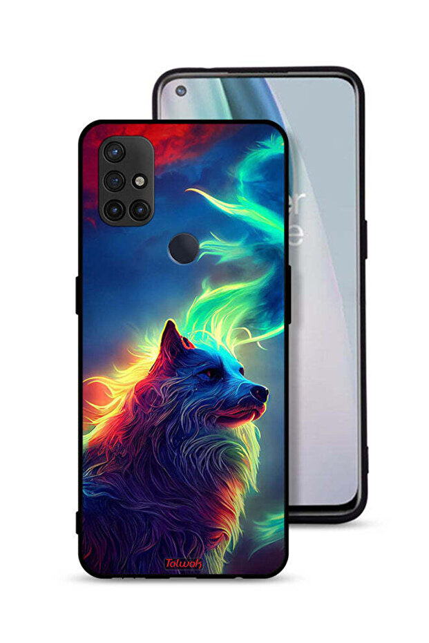 غطاء حماية لهاتف OnePlus Nord N10 5G بتصميم الذئب