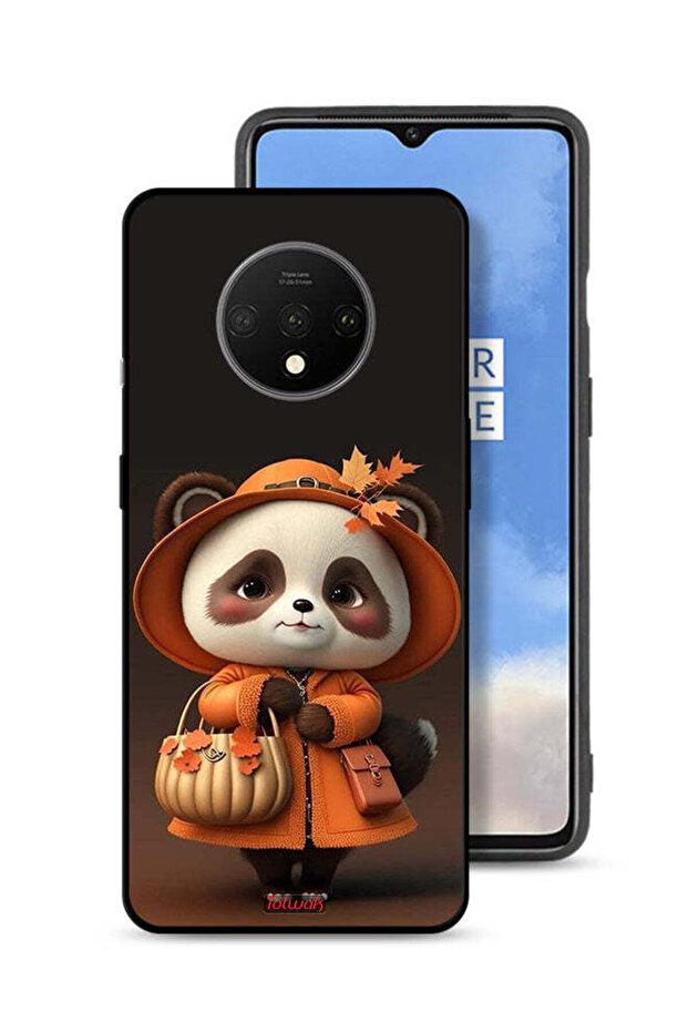 OnePlus 7T Protective Case Cover Cute Panda Lady Style