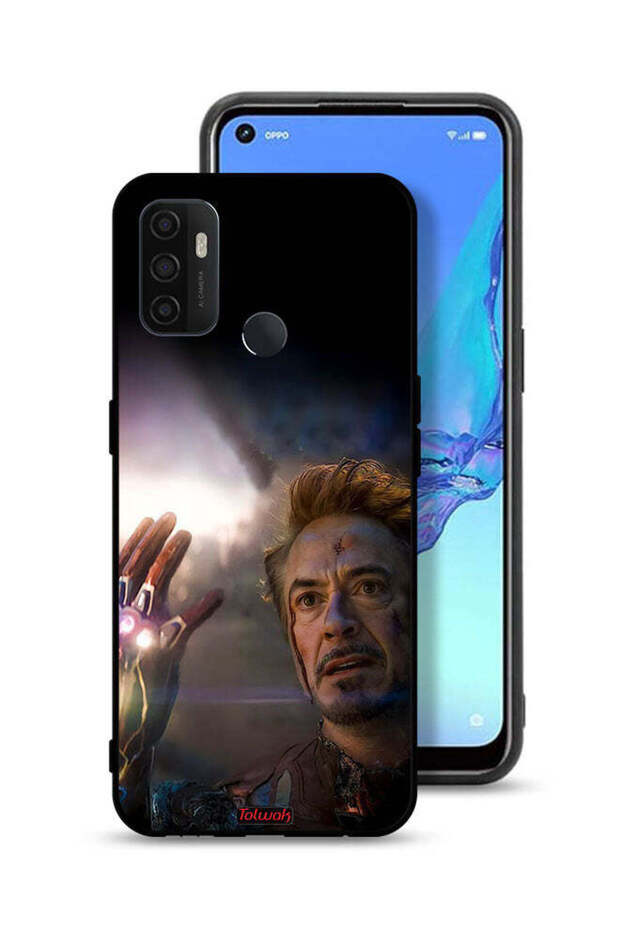 غطاء حماية لهاتف Oppo A32 - أنا الرجل الحديدي