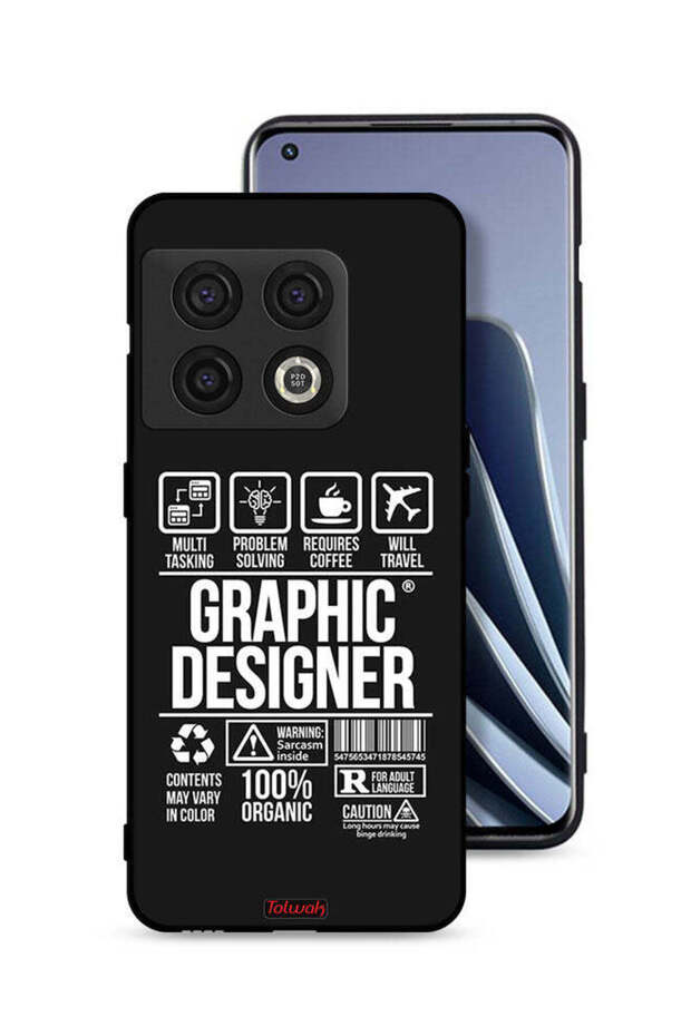 غطاء حماية لهاتف OnePlus 10 Pro 5G، ملصق مصمم جرافيكي