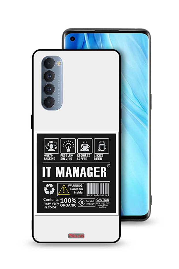 Oppo Reno4 Pro 4G Protective Case Cover It Manager Sticker