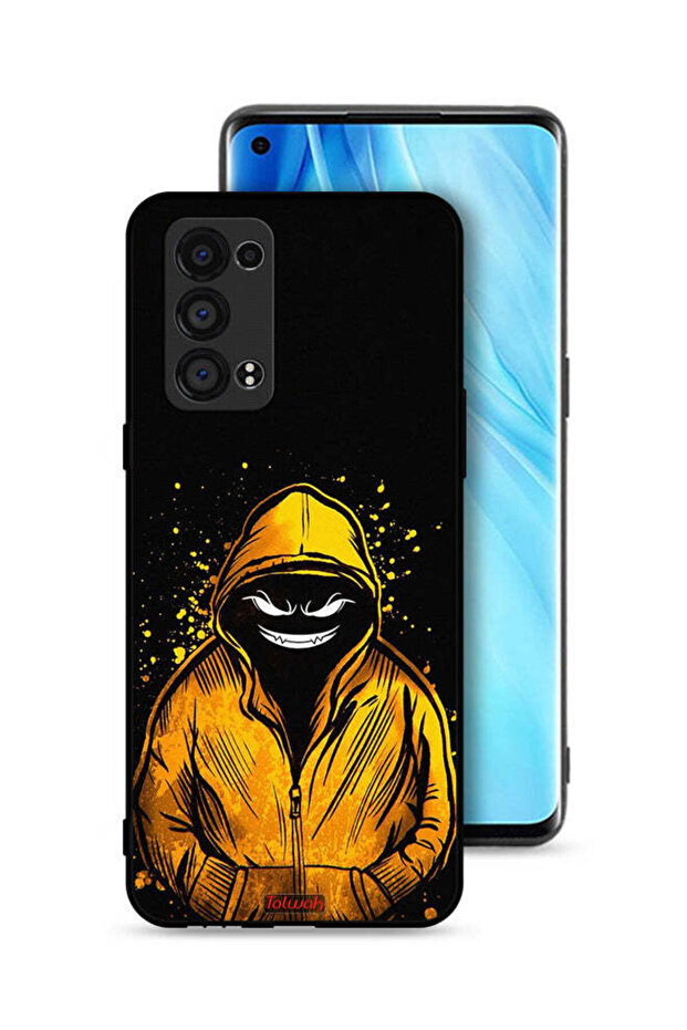 غطاء حماية لهاتف Oppo Reno6 Pro Plus 5G برسومات مارشميلو بوي