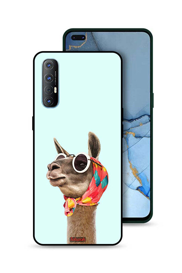 Oppo Reno3 Pro 4G Protective Case Cover Cute Stylish Camel