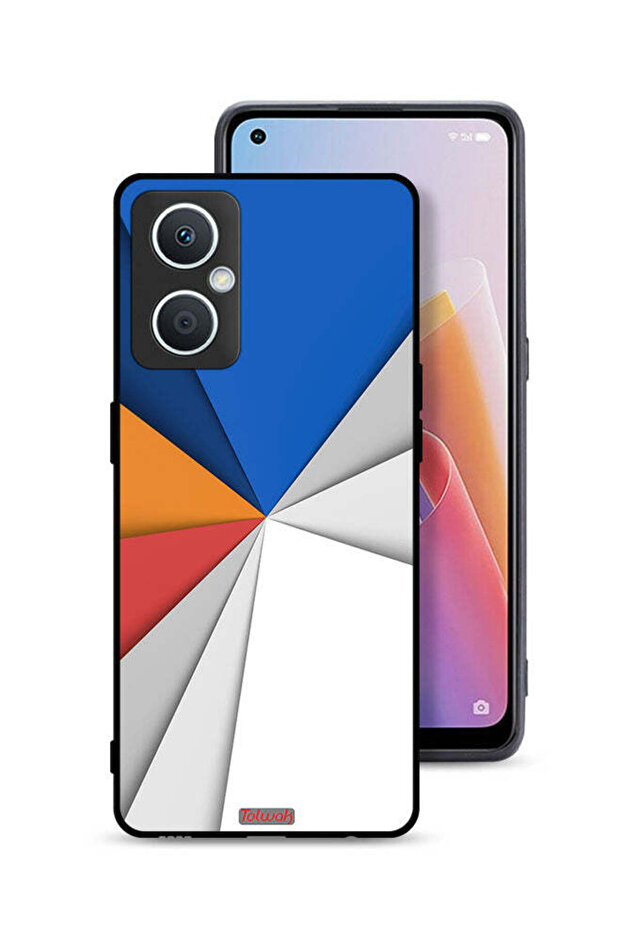 غطاء حماية لهاتف Oppo A96 5G (الصين) مصنوع من مادة فنية تجريدية