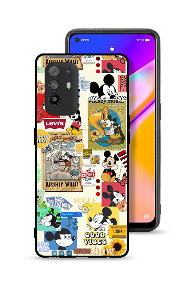 Oppo A95 5G Protective Case Cover Chose Happy And Stickers