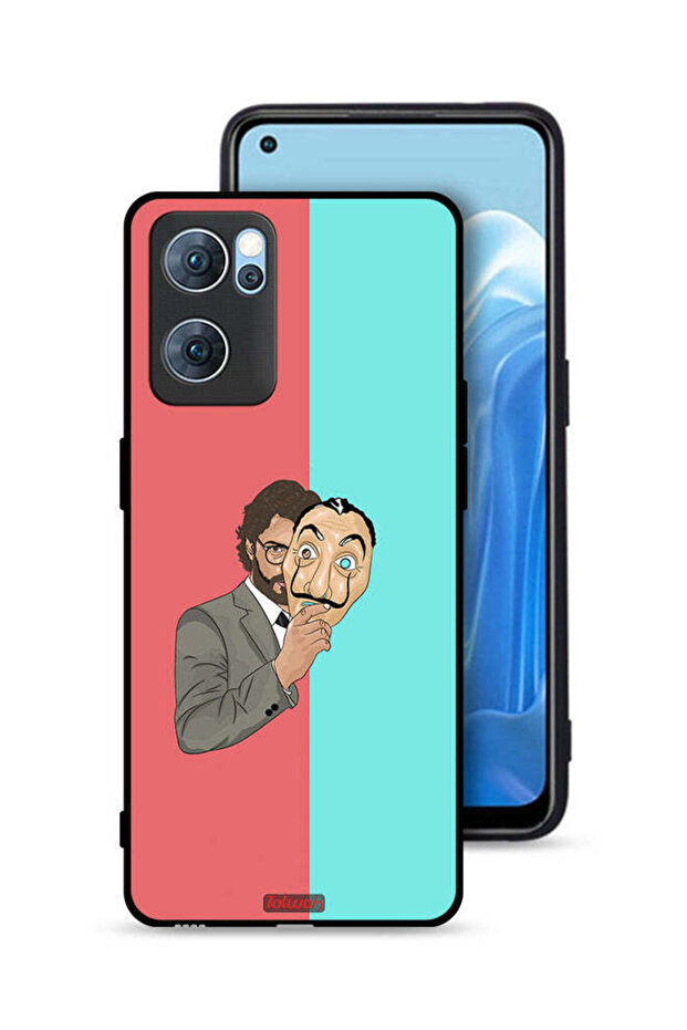 غطاء حماية لهاتف Oppo Reno7 5G من تصميم البروفيسور آرت